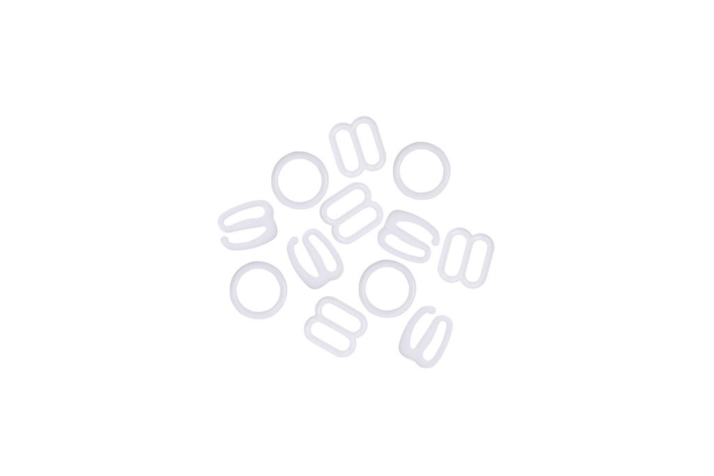 BLITZ CRH-10 набор фурнитуры пластик 10 мм 5 х 12 шт 01 белый