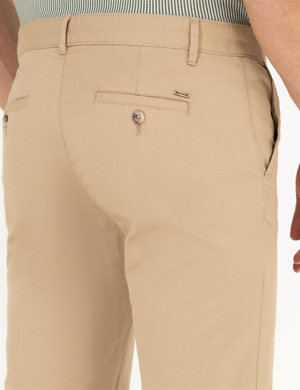 Bej Regular Fit Kanvas Pantolon - Pierre cardin фото 7