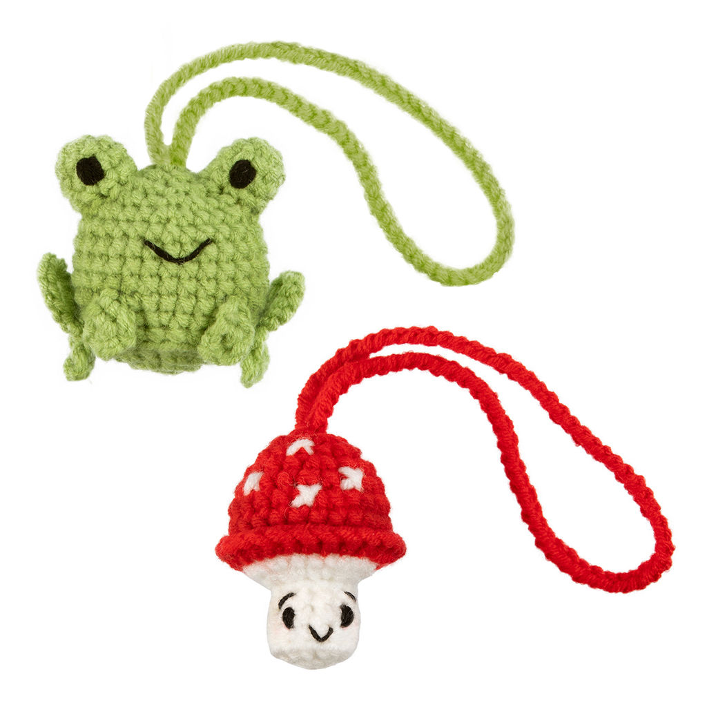 Набор для вязания Miadolla AMG-MN-0150 Лягушонок и мухомор  фото 6