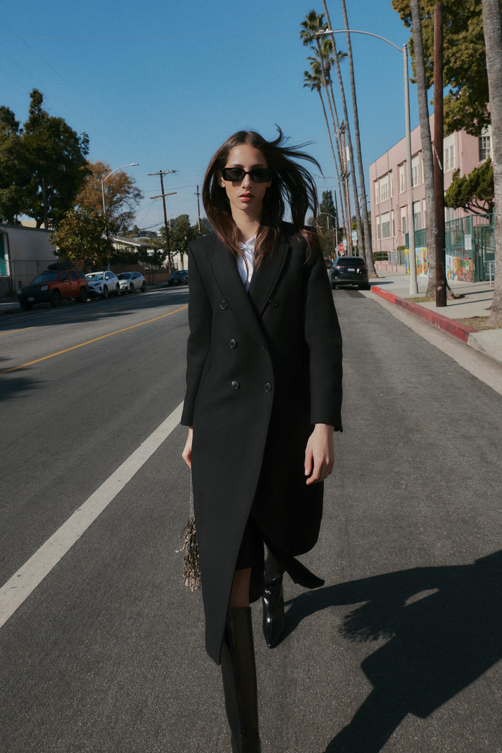 LONG DOUBLE-BREASTED COAT - Zara фото 13