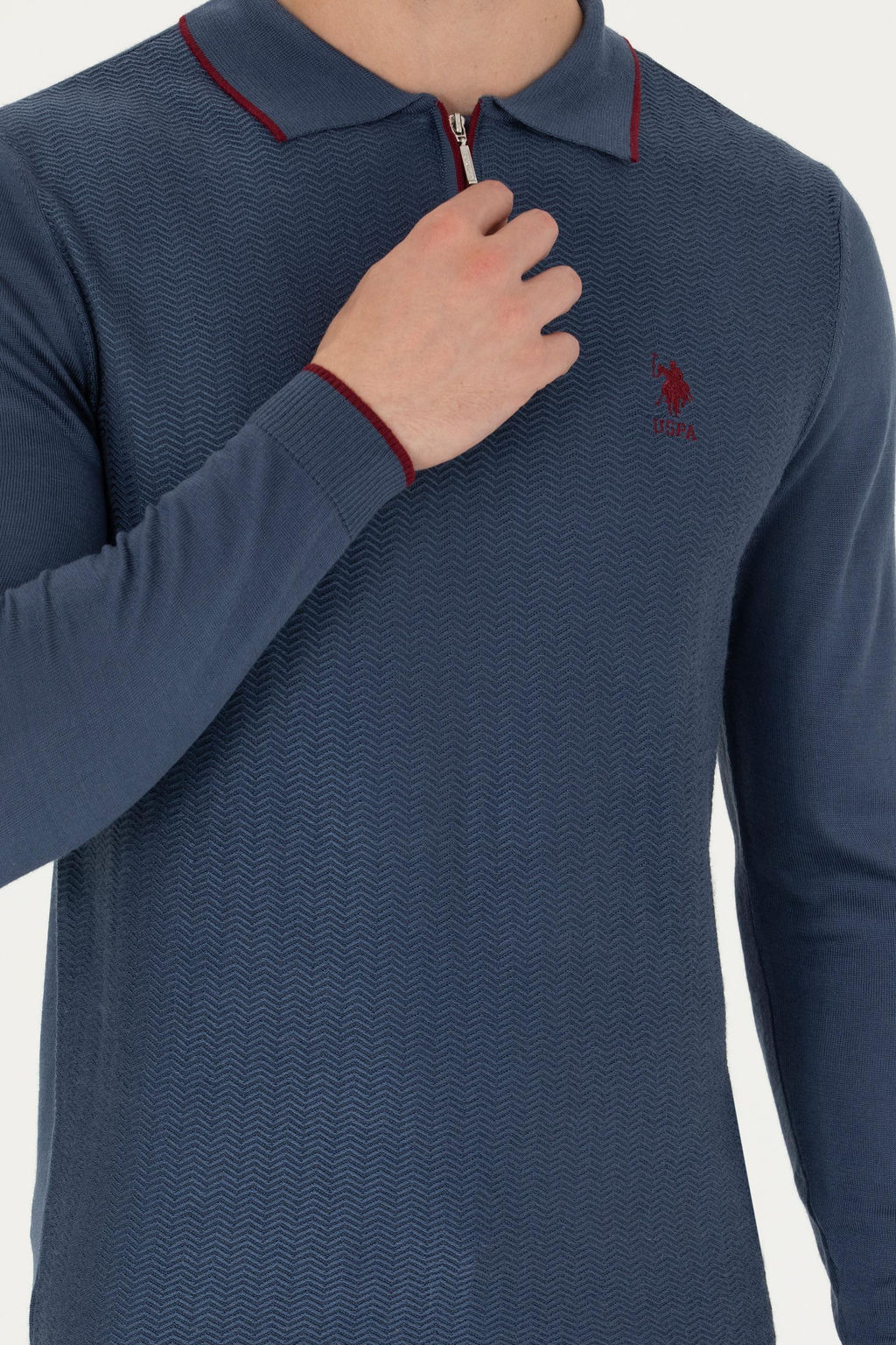 U. S. Polo Assn / Мужской свитер цвета индиго - U.s. polo assn фото 20