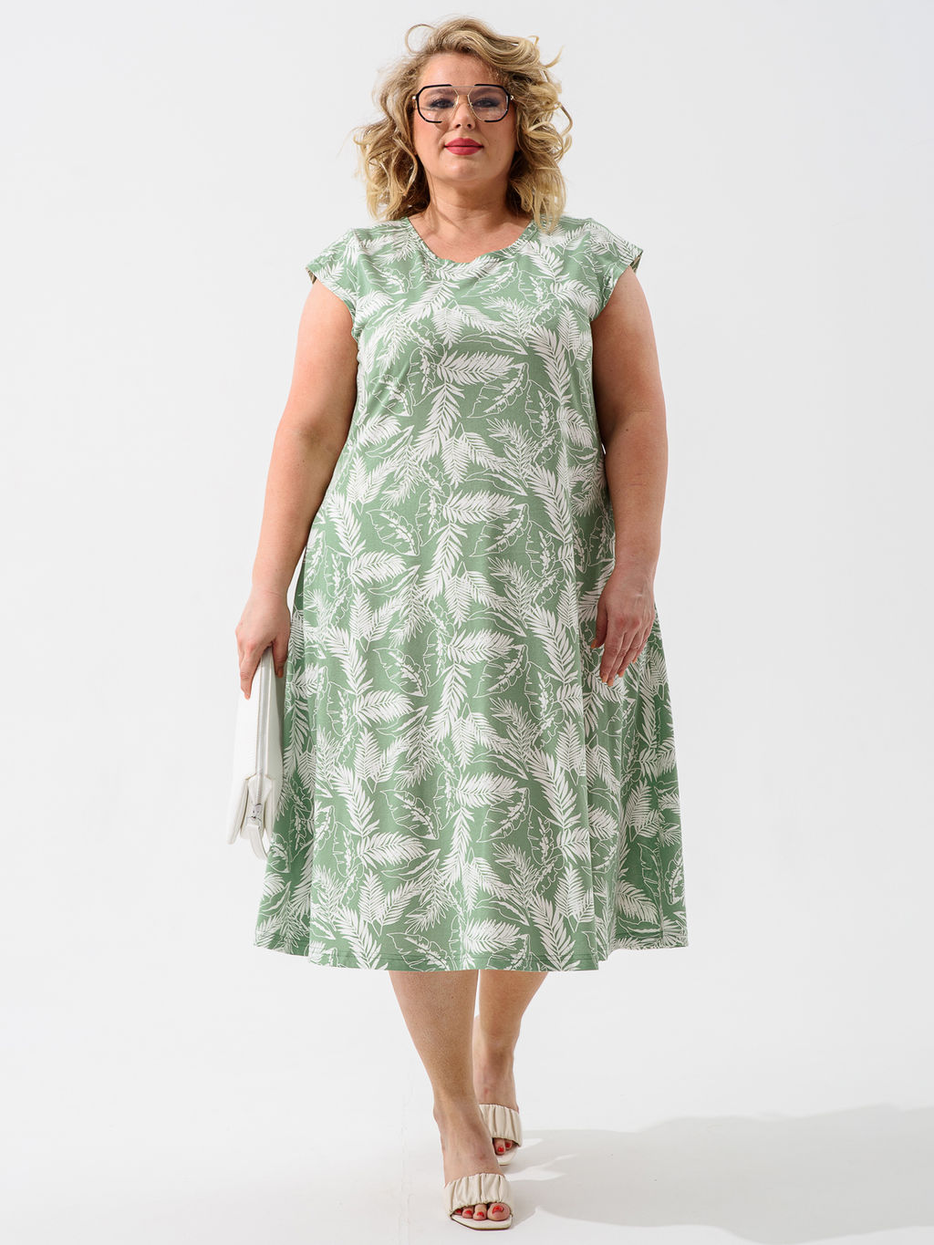 Платье 100% хлопок "Розовое лето"