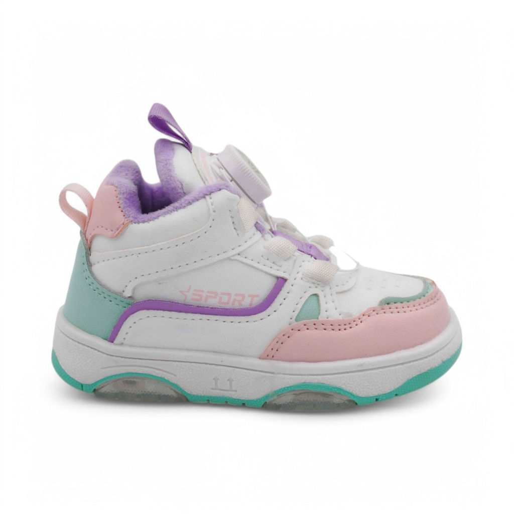 Кроссовки с LED подсветкой С7776-13 белый