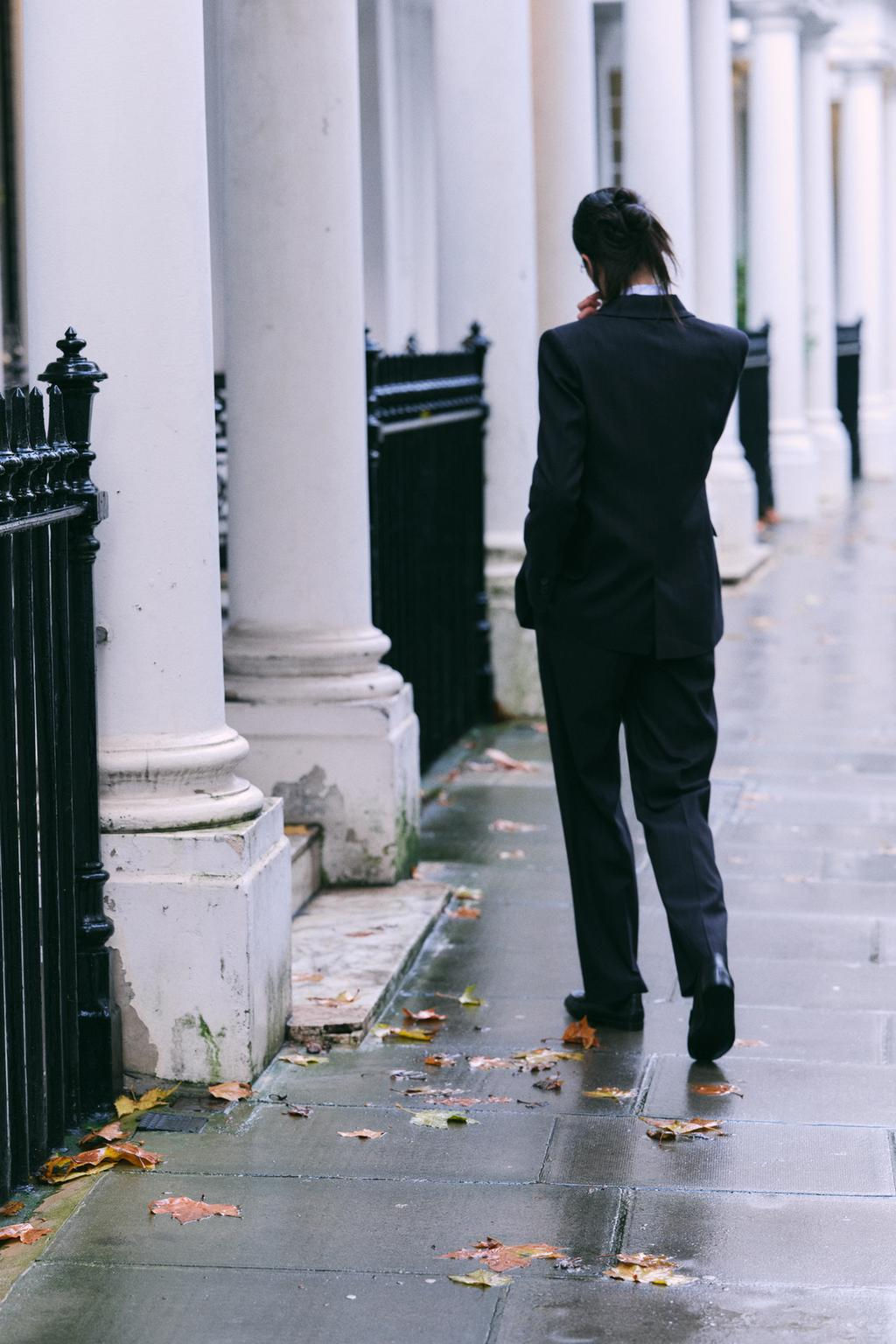 STRAIGHT PINSTRIPE BLAZER - Zara фото 2