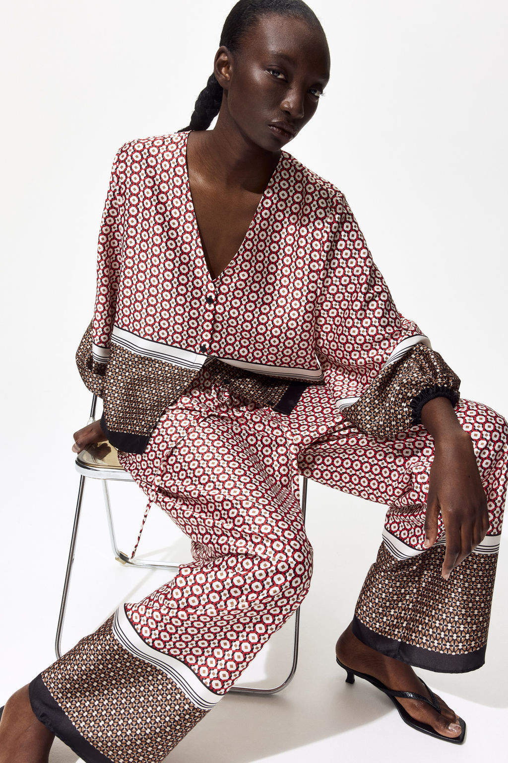 Pantal?n con cord?n de ajuste - H&m фото 2