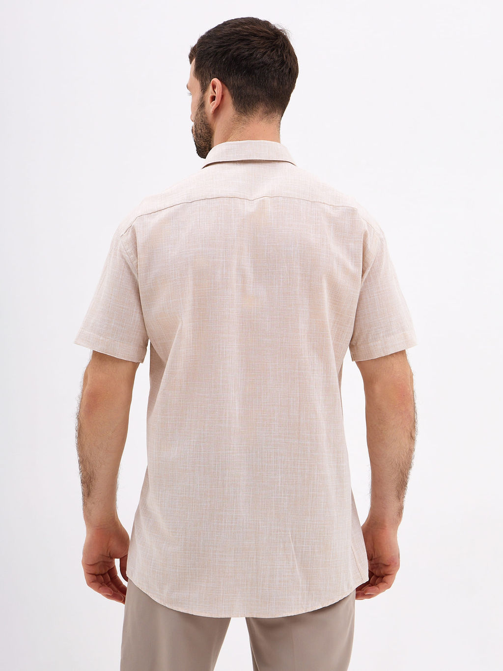 Сорочка мужская короткий рукав GREG 513/201/FL/Z/1p  фото 2