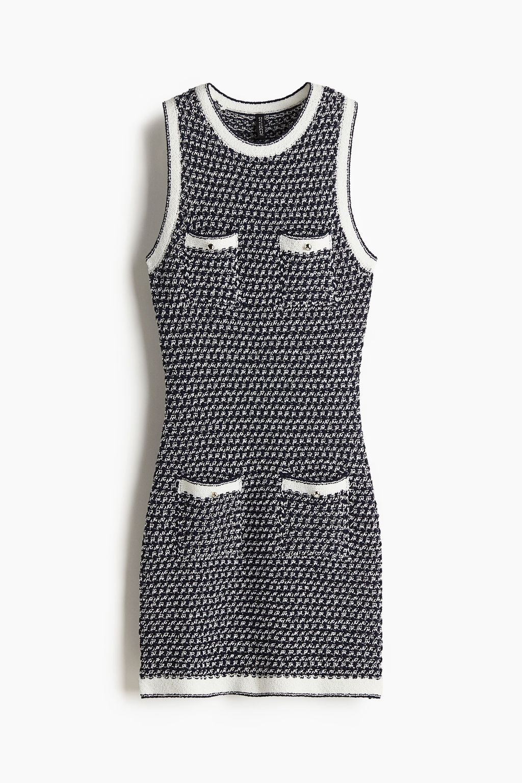 Vestido en punto texturizado con bolsillos - H&m фото 3