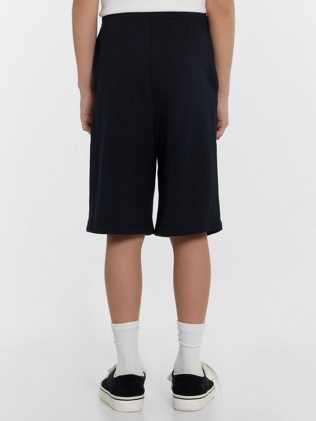 Шорты для мальчиков черные с принтом - Mark formelle фото 4