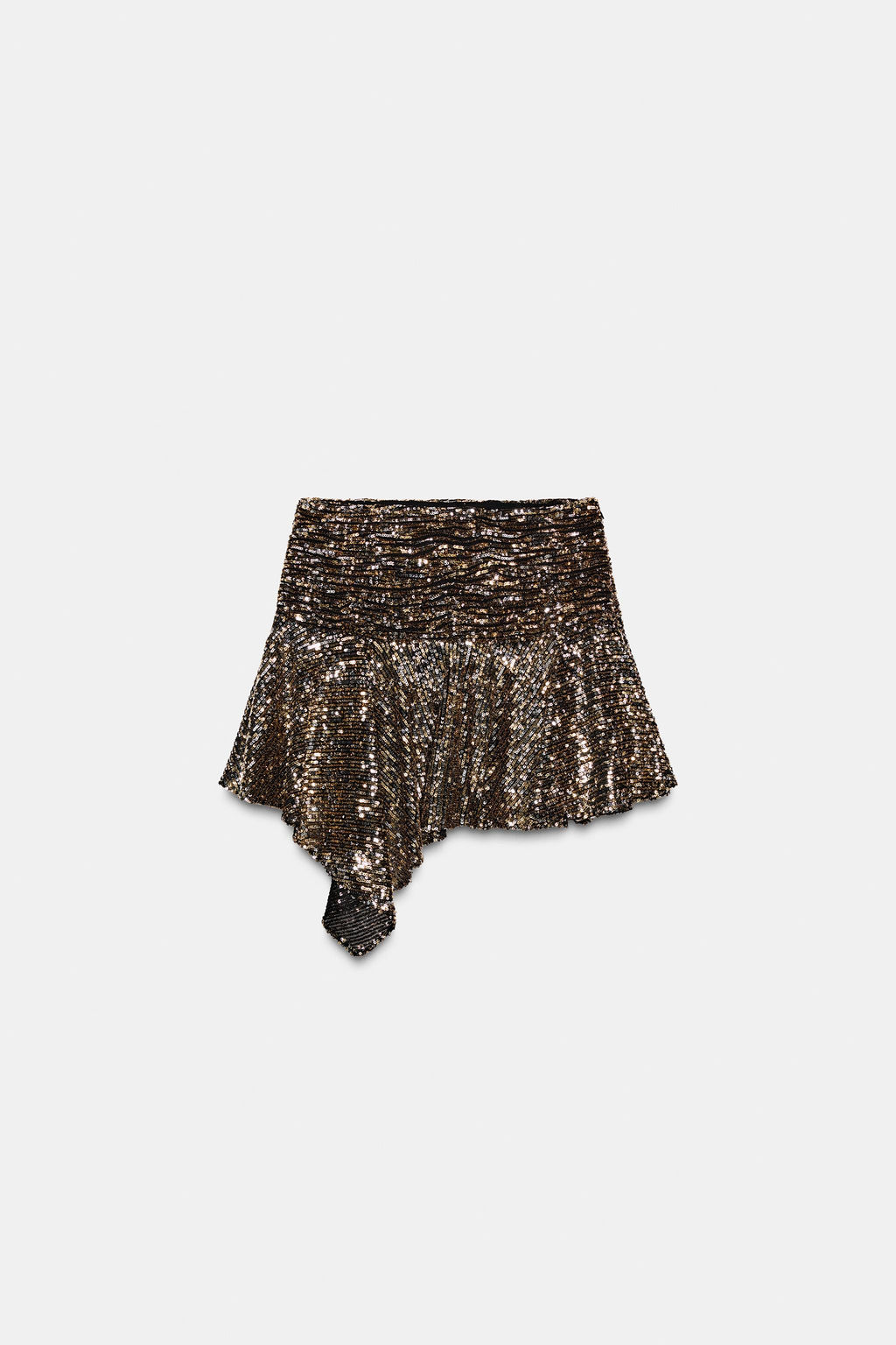 ASYMMETRIC SEQUINNED SKORT - Zara фото 8