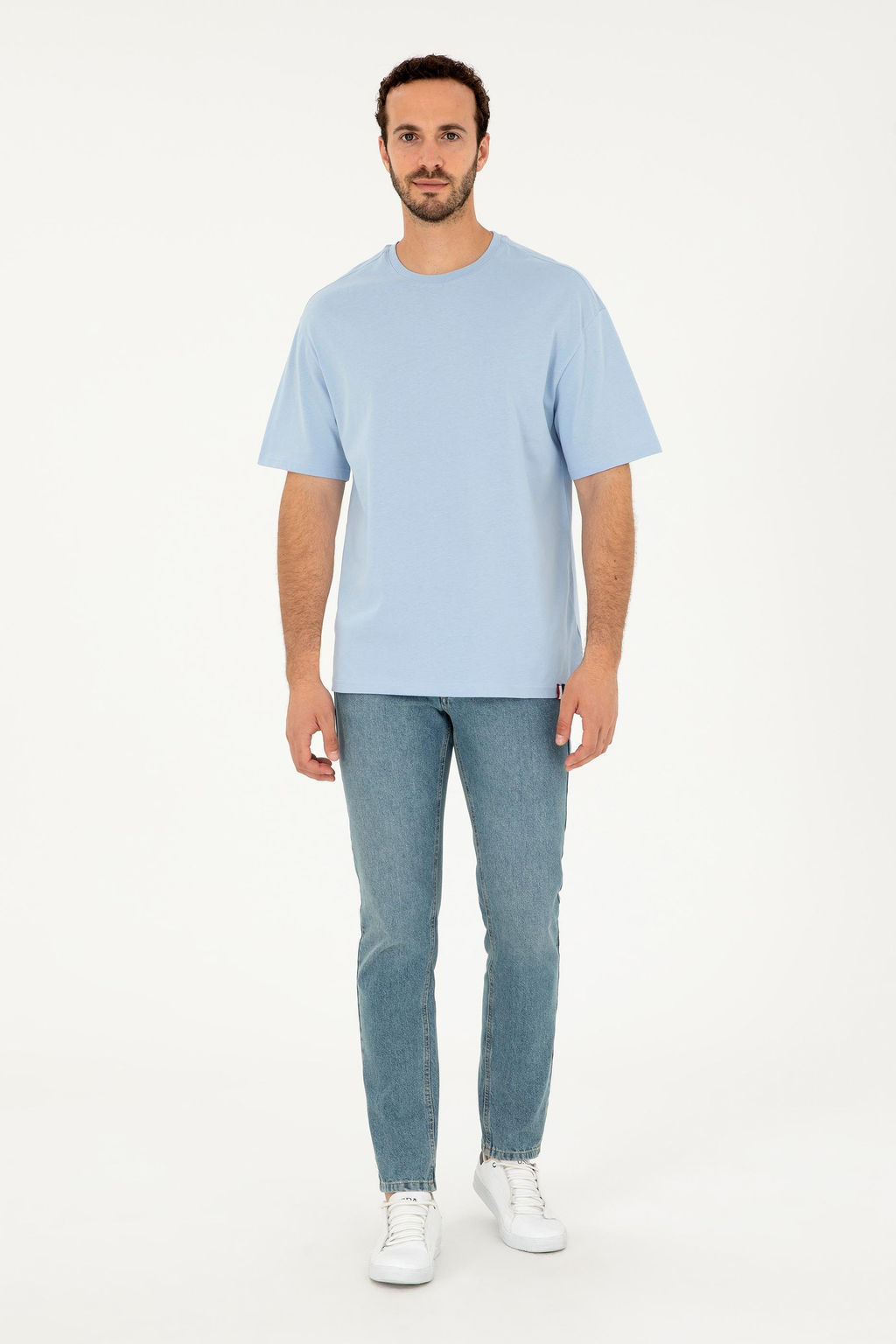 Мужская голубая футболка Неожиданная скидка в корзине - U.s. polo assn фото 4