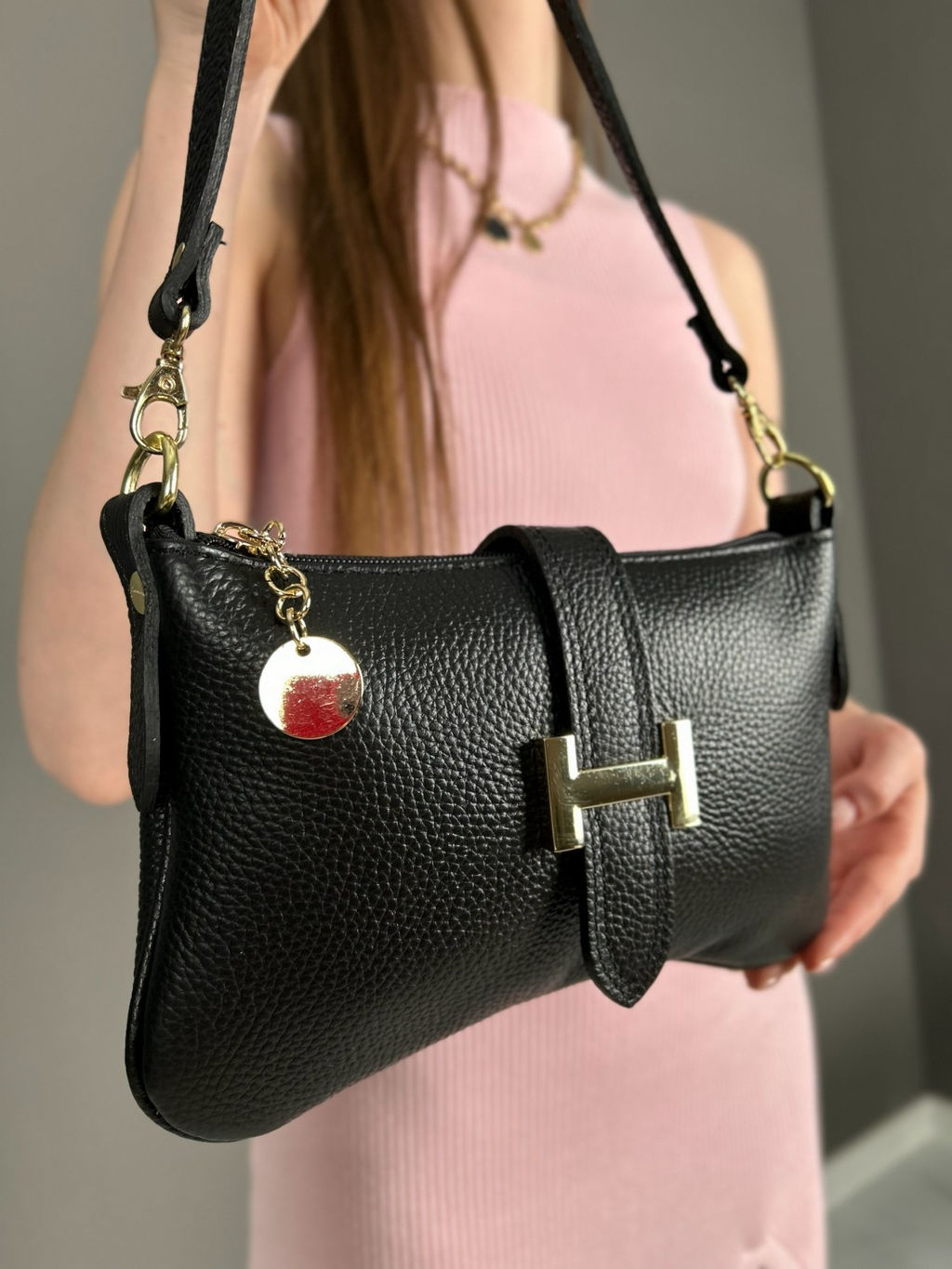 Сумка женская из телячьей кожи