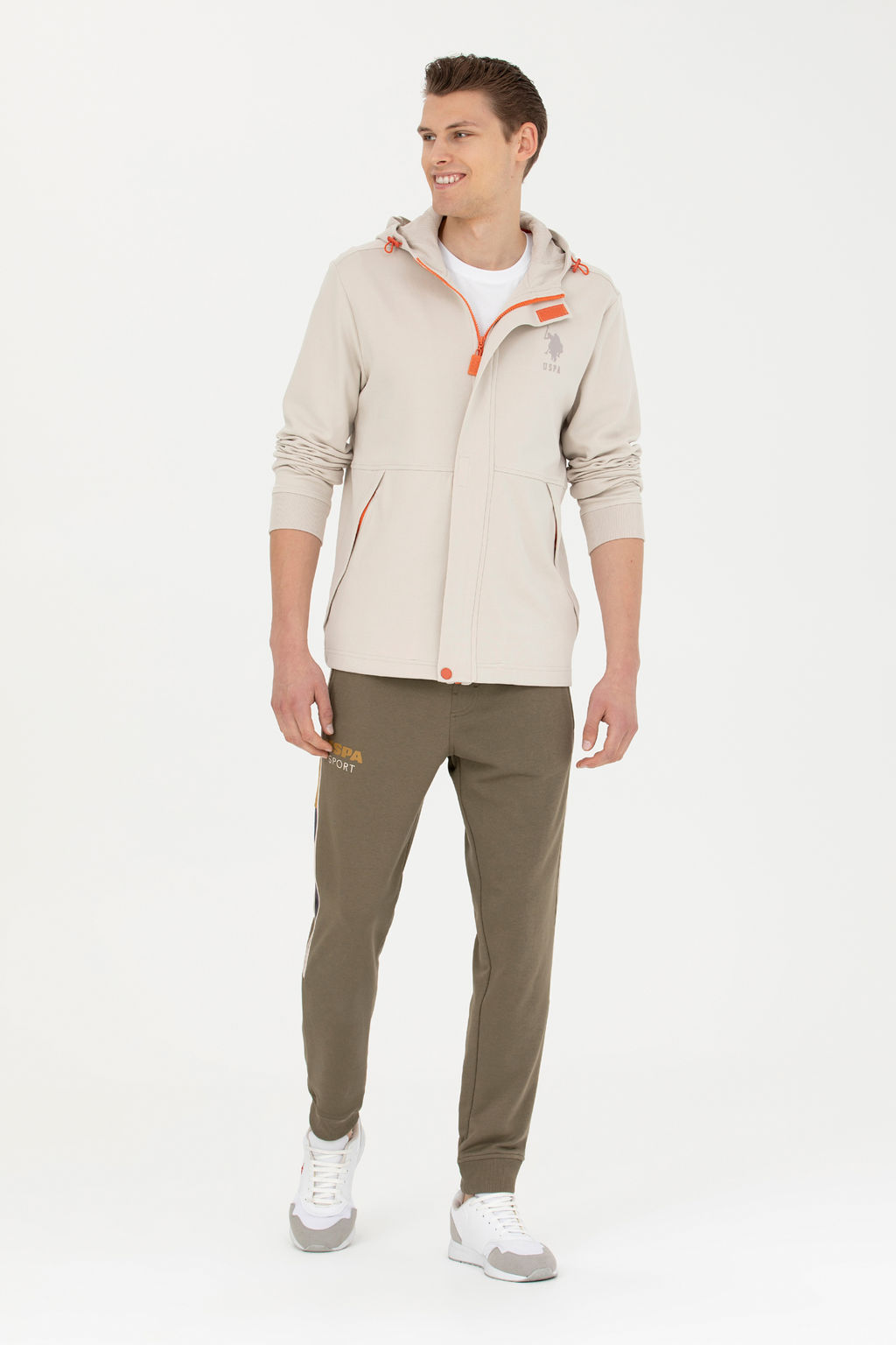 Мужские спортивные штаны цвета хаки - U.s. polo assn фото 13