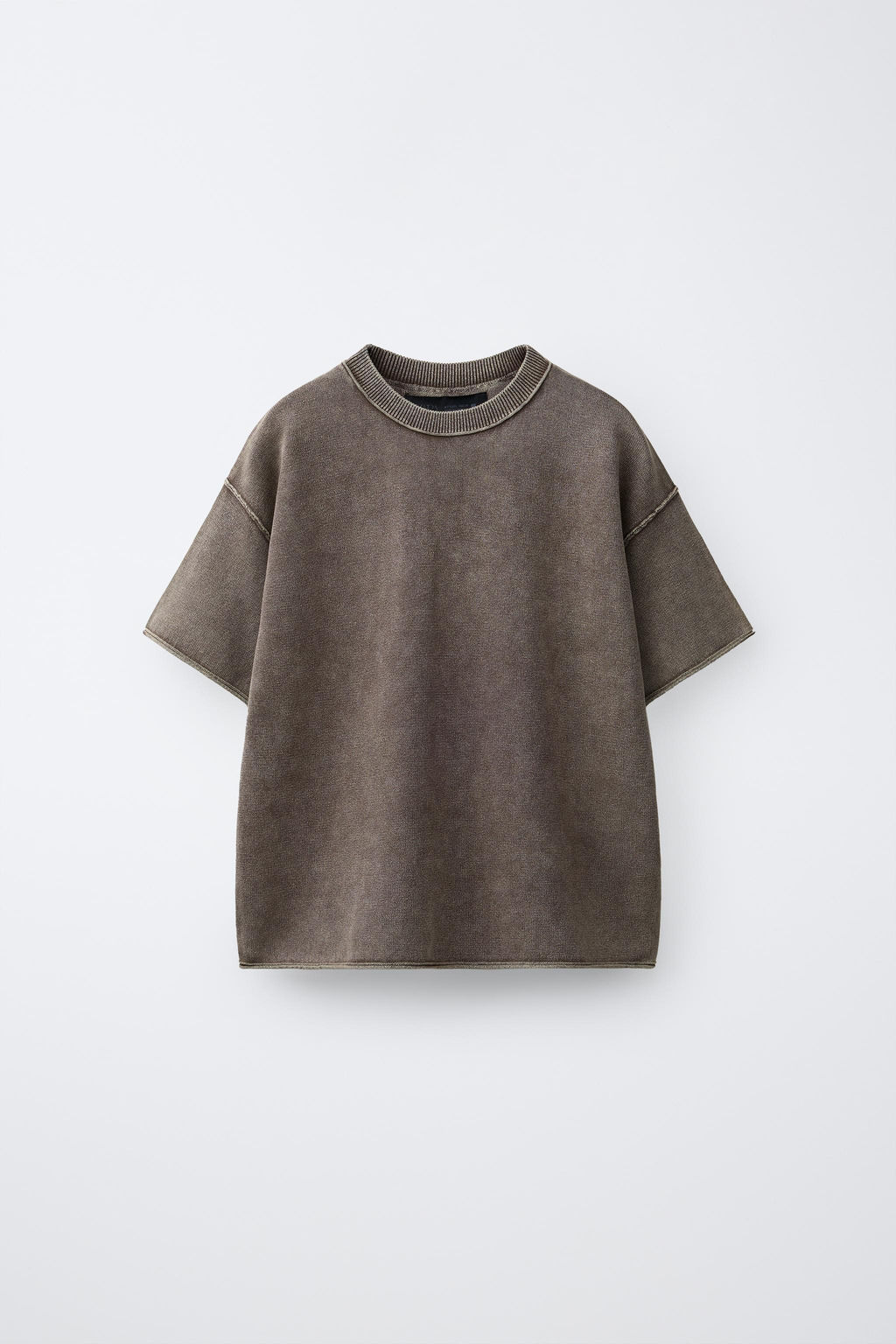 CAMISETA PUNTO EFECTO LAVADO / ?xido