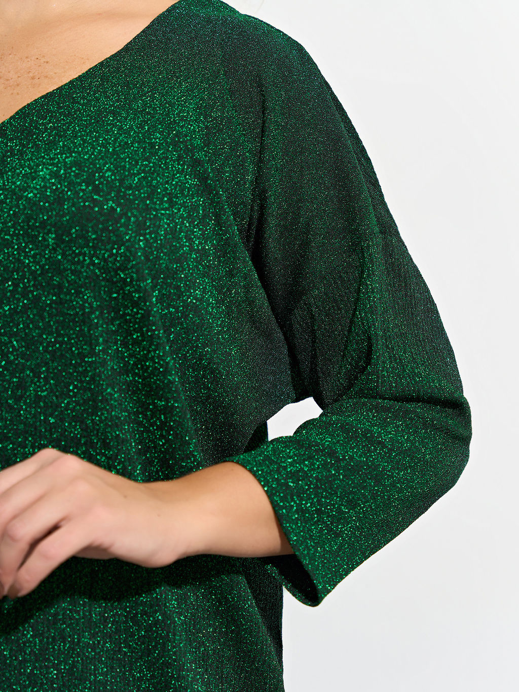 Джемпер 0057-8 темно-зеленый - Dora фото 6