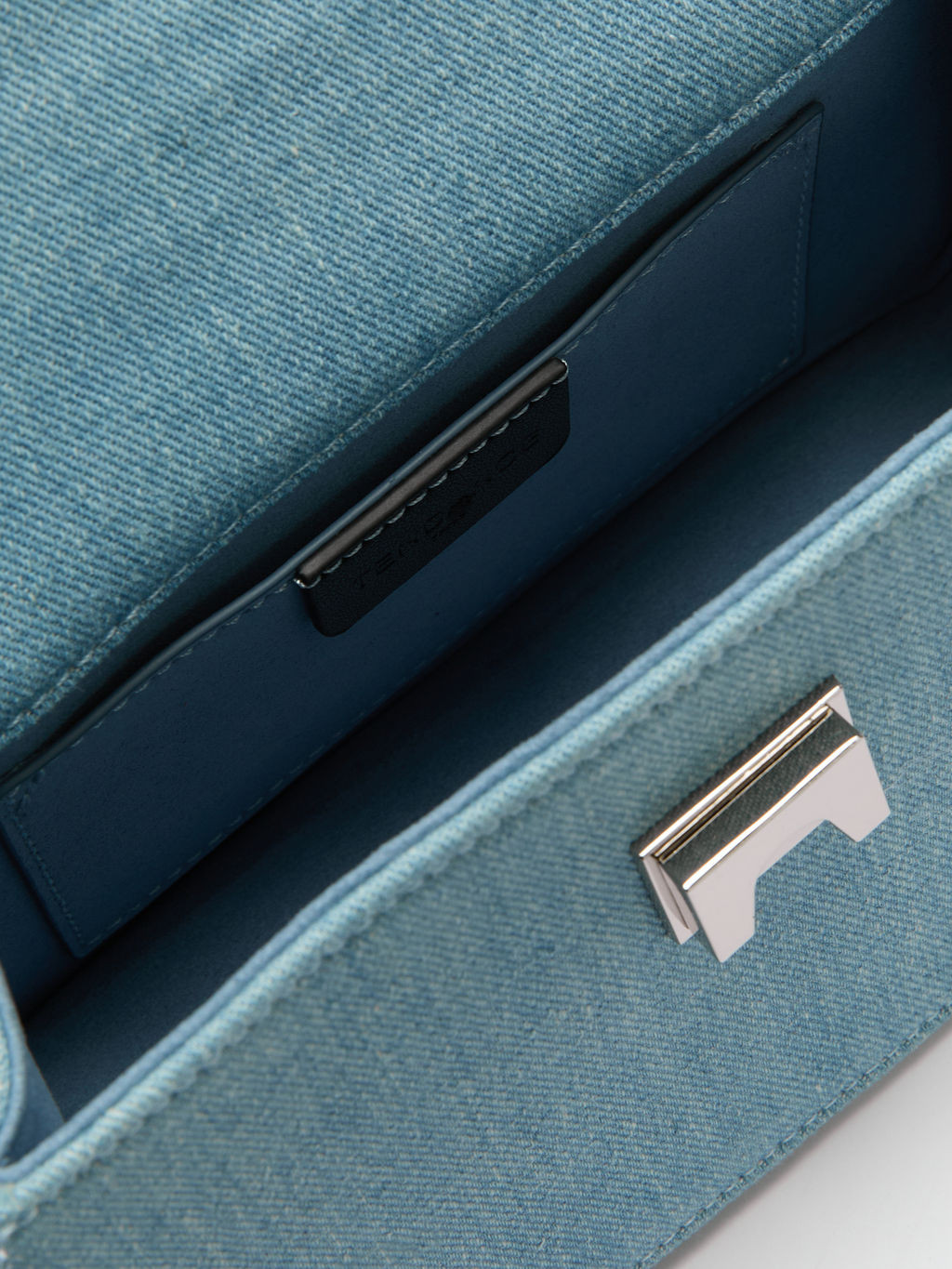 Женская сумка с ручками из денима TENDANCE Артикул 4248264, светло-голубой  фото 5