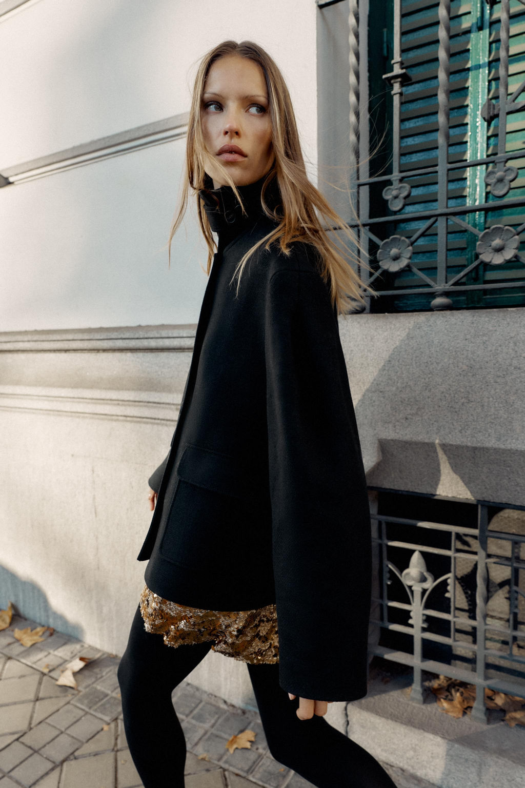 SHORT WOOL COAT WITH HIGH NECK - Zara фото 16