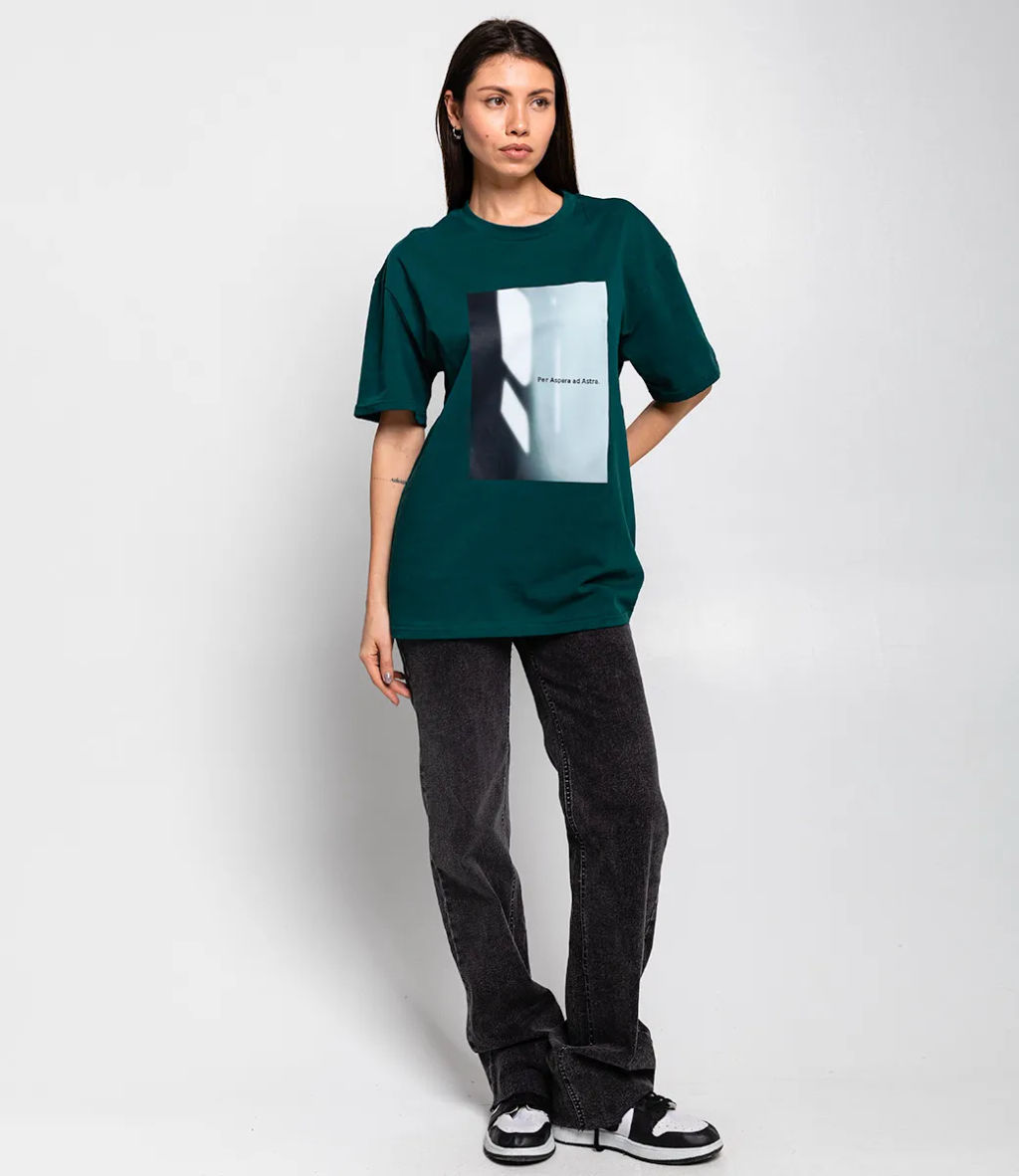 Футболка #КТ801 (12), изумрудный