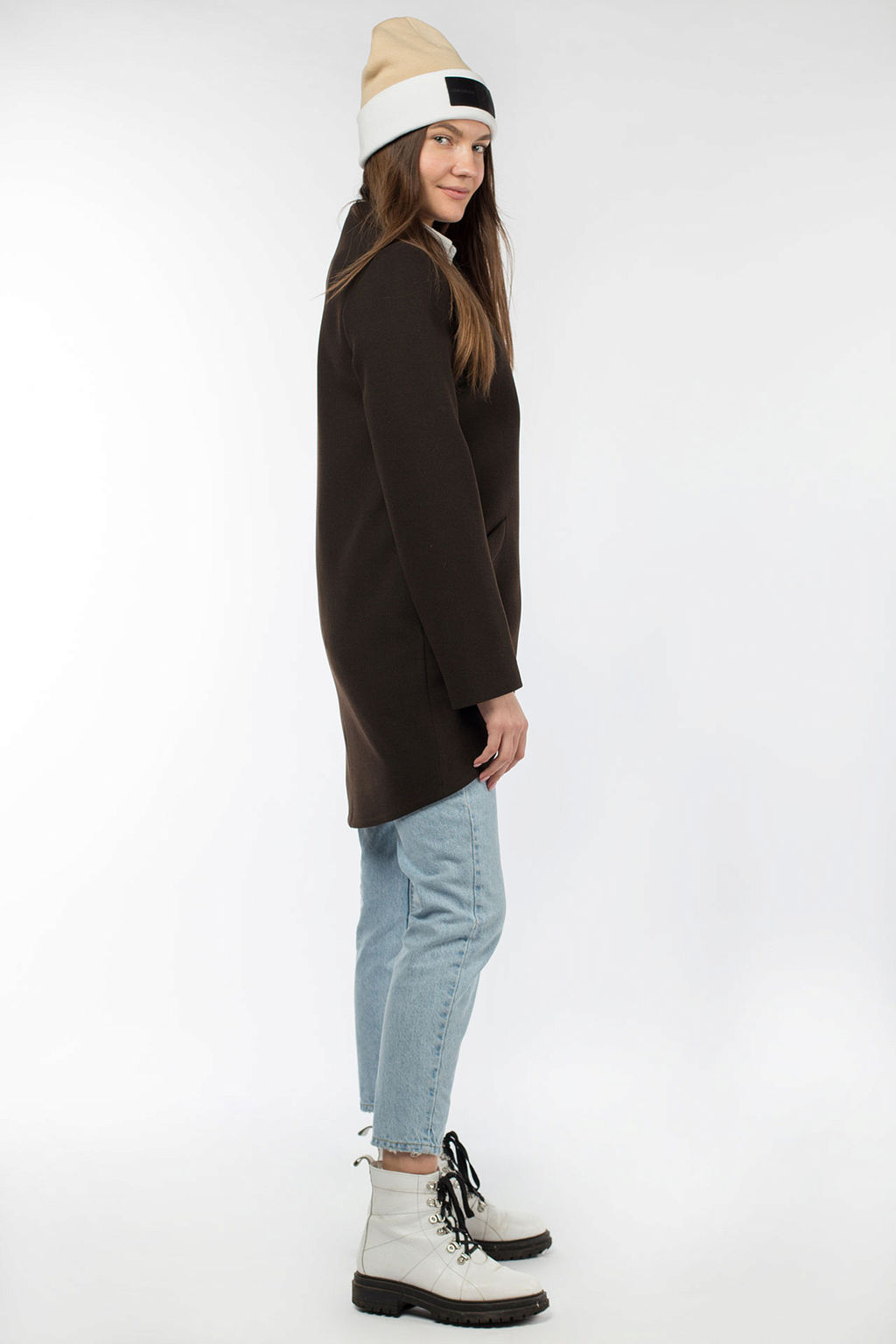 01-09254 Пальто женское демисезонное - El podio фото 2