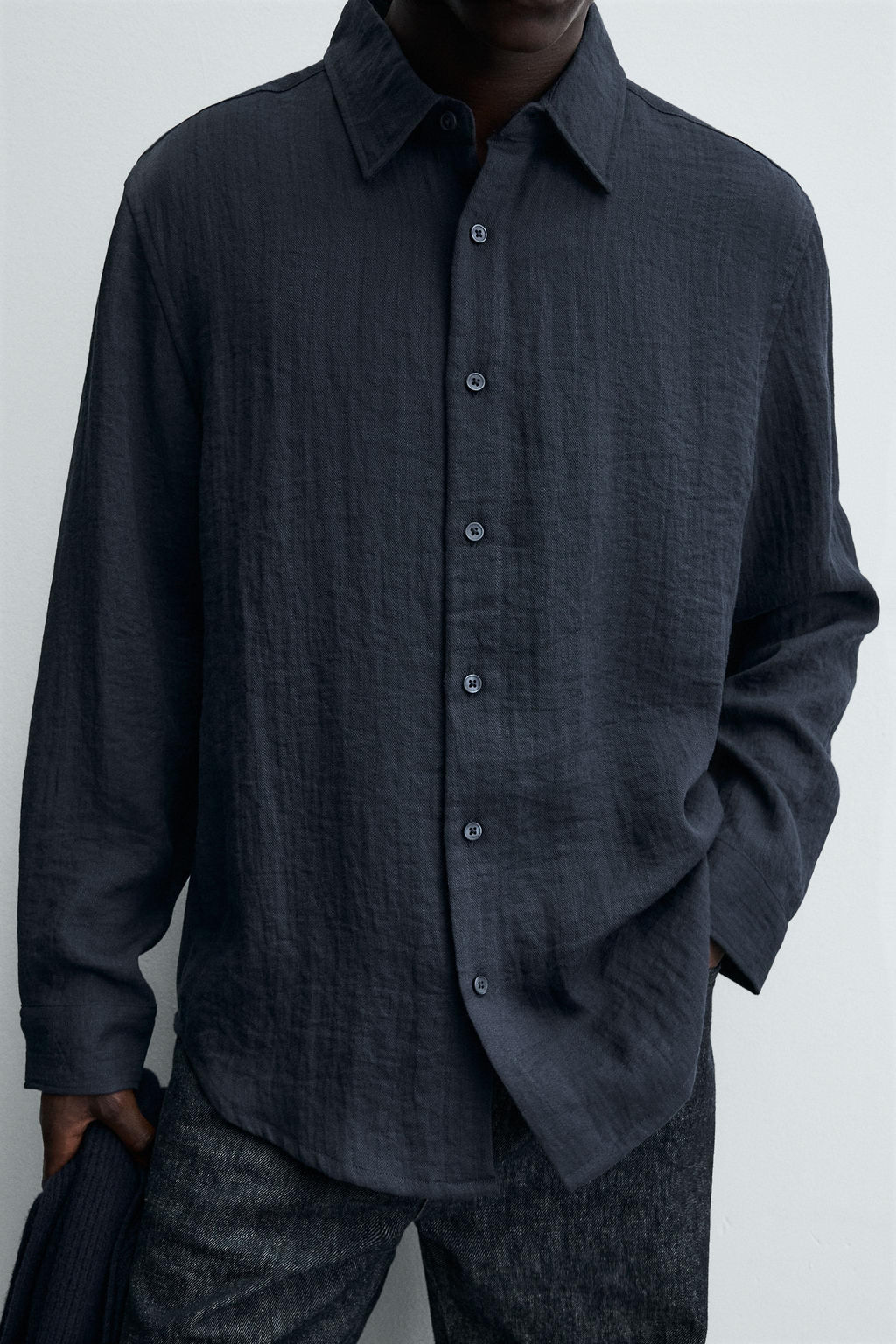 FLOWING RELAXED FIT SHIRT - Zara фото 5