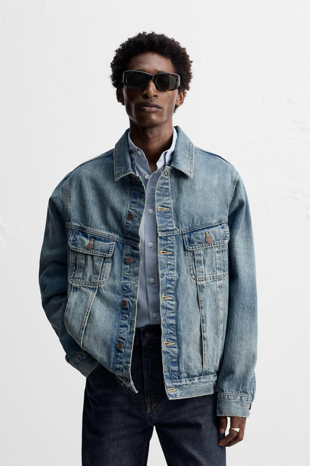 SELVEDGE DENIM JACKET - Zara фото 2