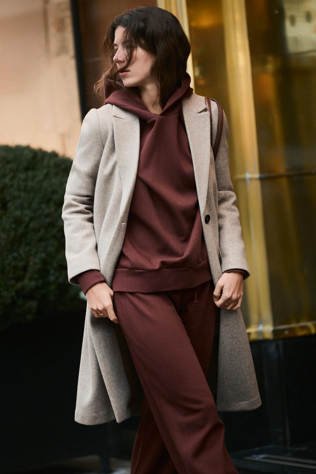 SOFT BUTTON COAT - Zara фото 18