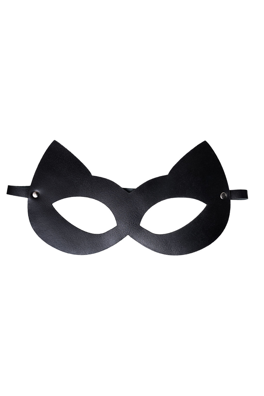 Маска Штучки-дрючки Кошка, кожа, черная  фото 2