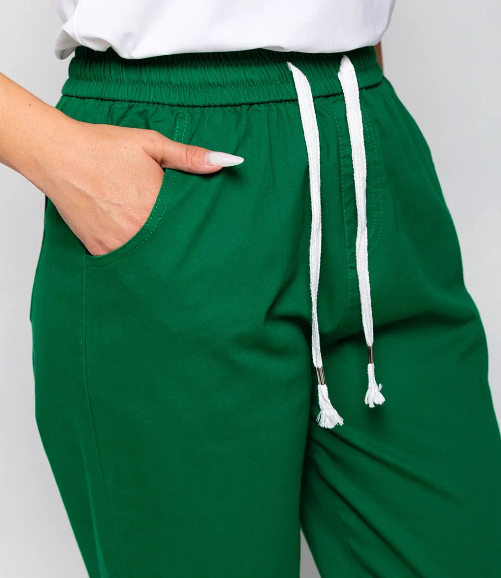 Брюки #КТ22610, зелёный