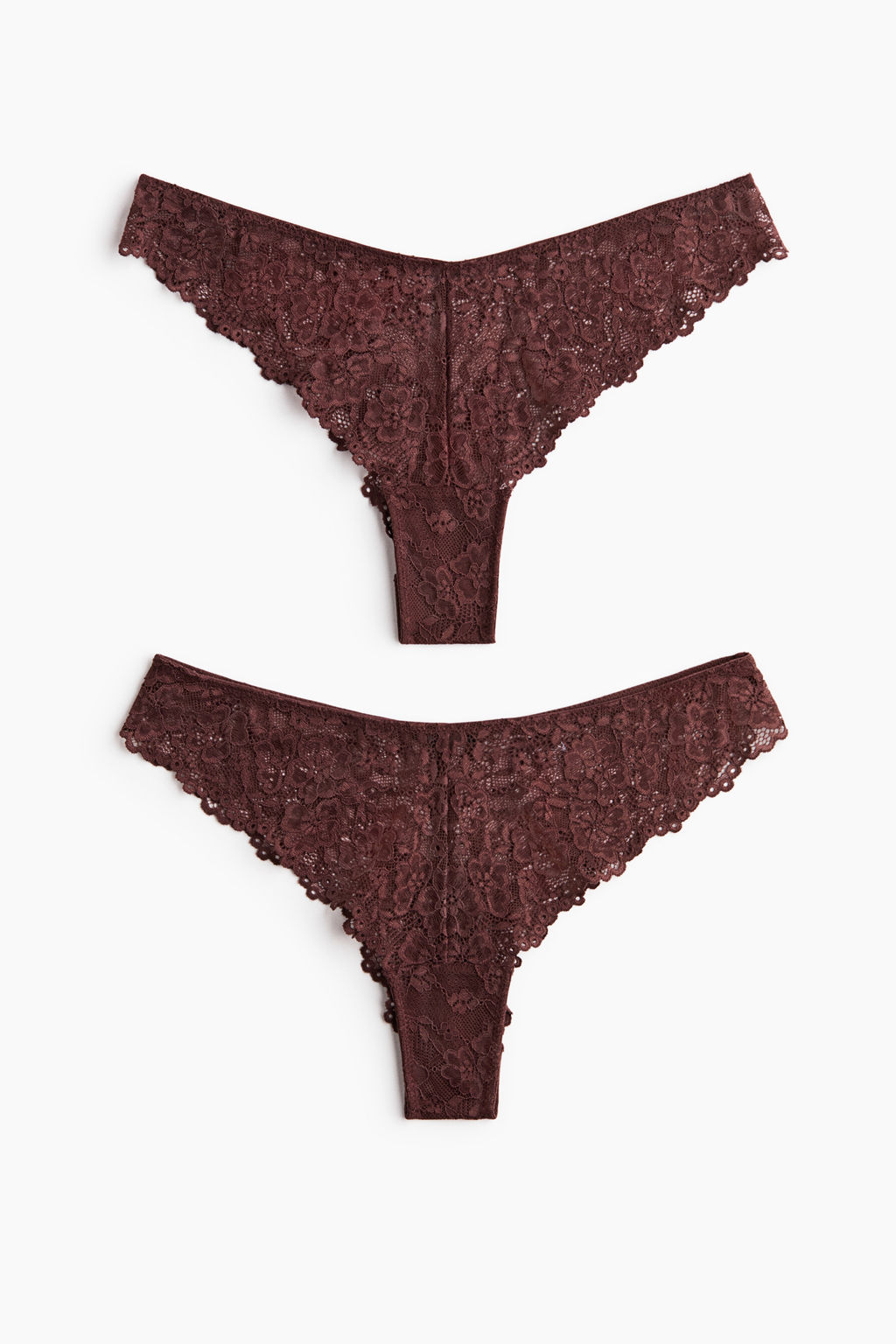 Pack de 2 bragas Brazilian de encaje - H&m фото 6