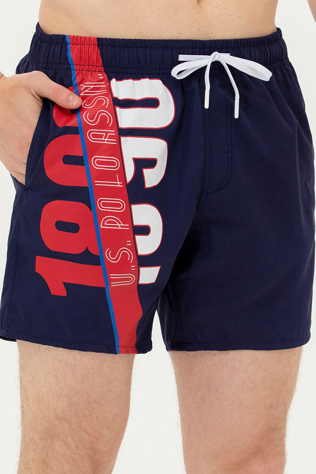 U. S. Polo Assn Мужские темно-синие шорты для плавания - U.s. polo assn фото 3