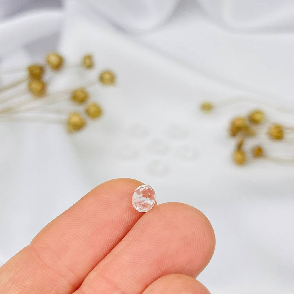 Бусины для украшений из Горного Хрусталя (10 шт)