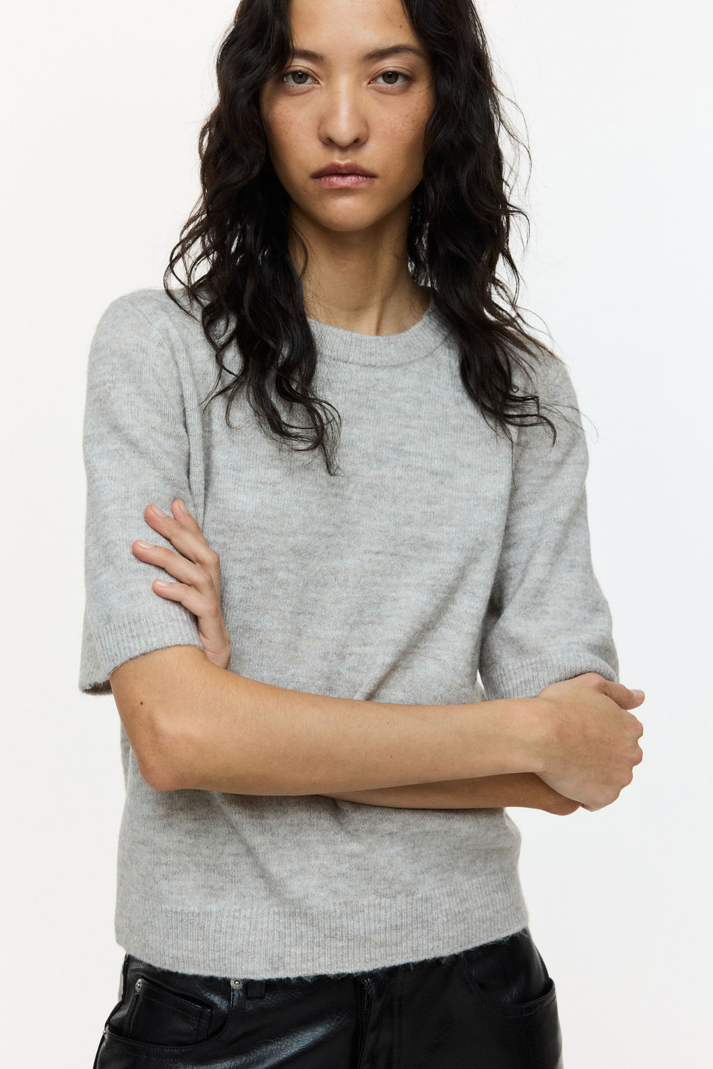 Camiseta en punto fino - H&m фото 7