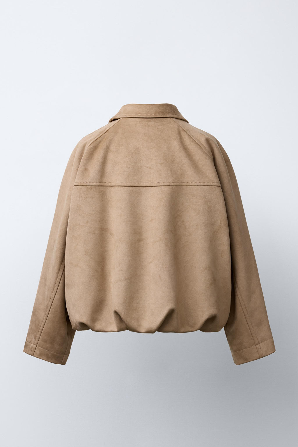 FAUX SUEDE BALLOON JACKET - Zara фото 4