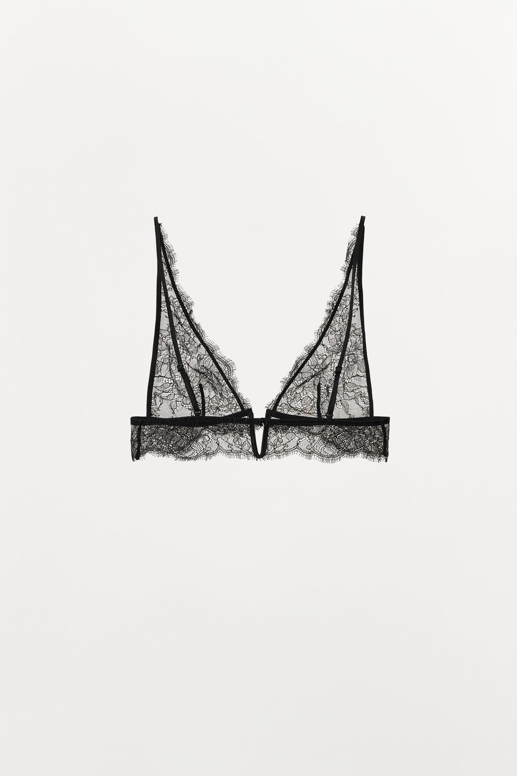 LACE TRIANGLE BRA - Zara фото 6