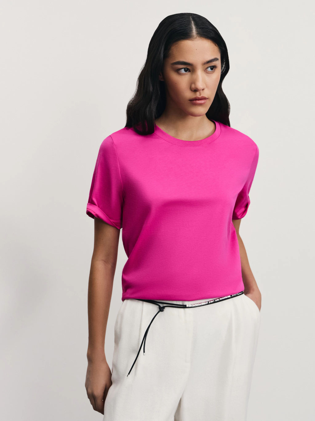 Базовая футболка из хлопка / Zarina  фото 7