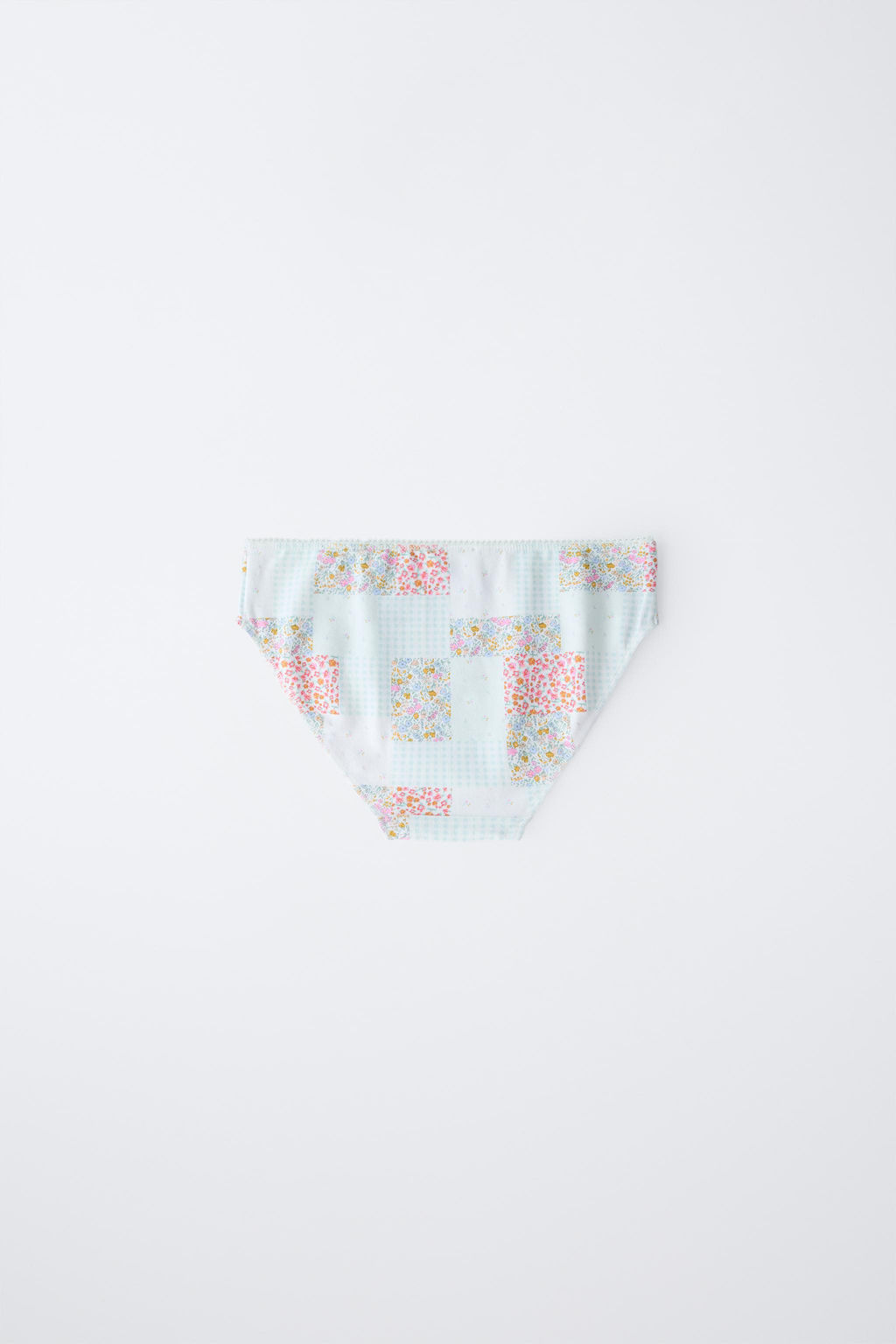 AGES 6-14/ SIX-PACK OF PATCHWORK AND FLORAL RIB BRIEFS - Zara фото 4