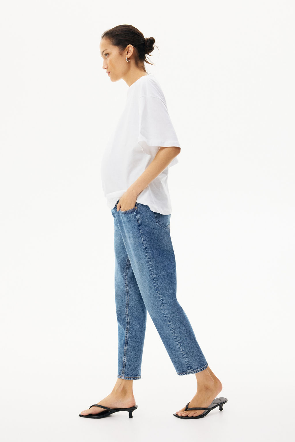 MAMA Slim Mom Ankle Jeans - H&m фото 11