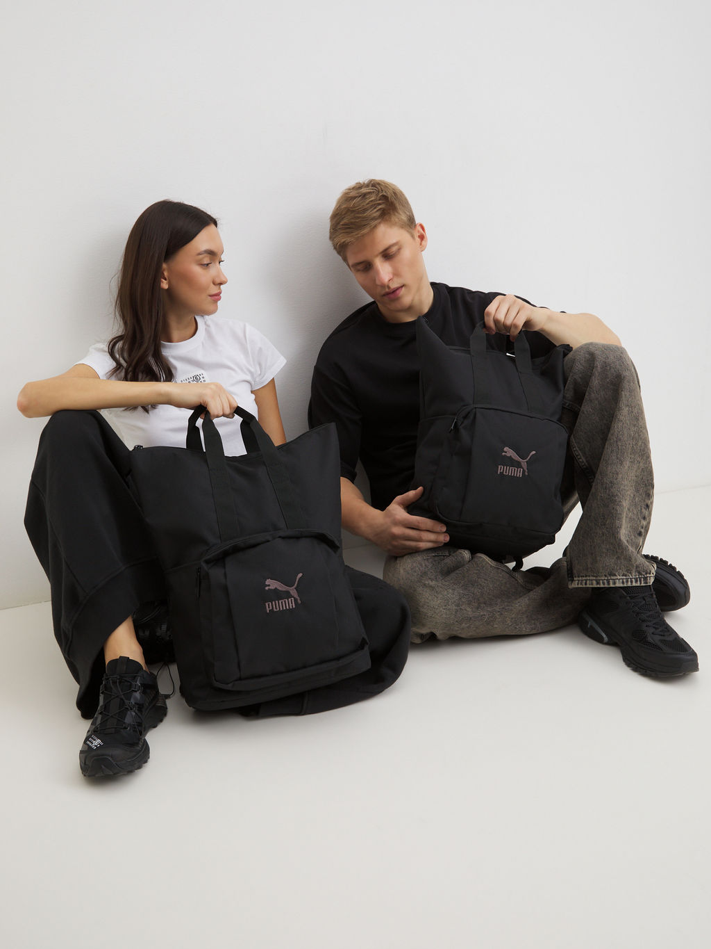 Рюкзак PUMA Classics Archive Tote Backpack Артикул 4189951, черный