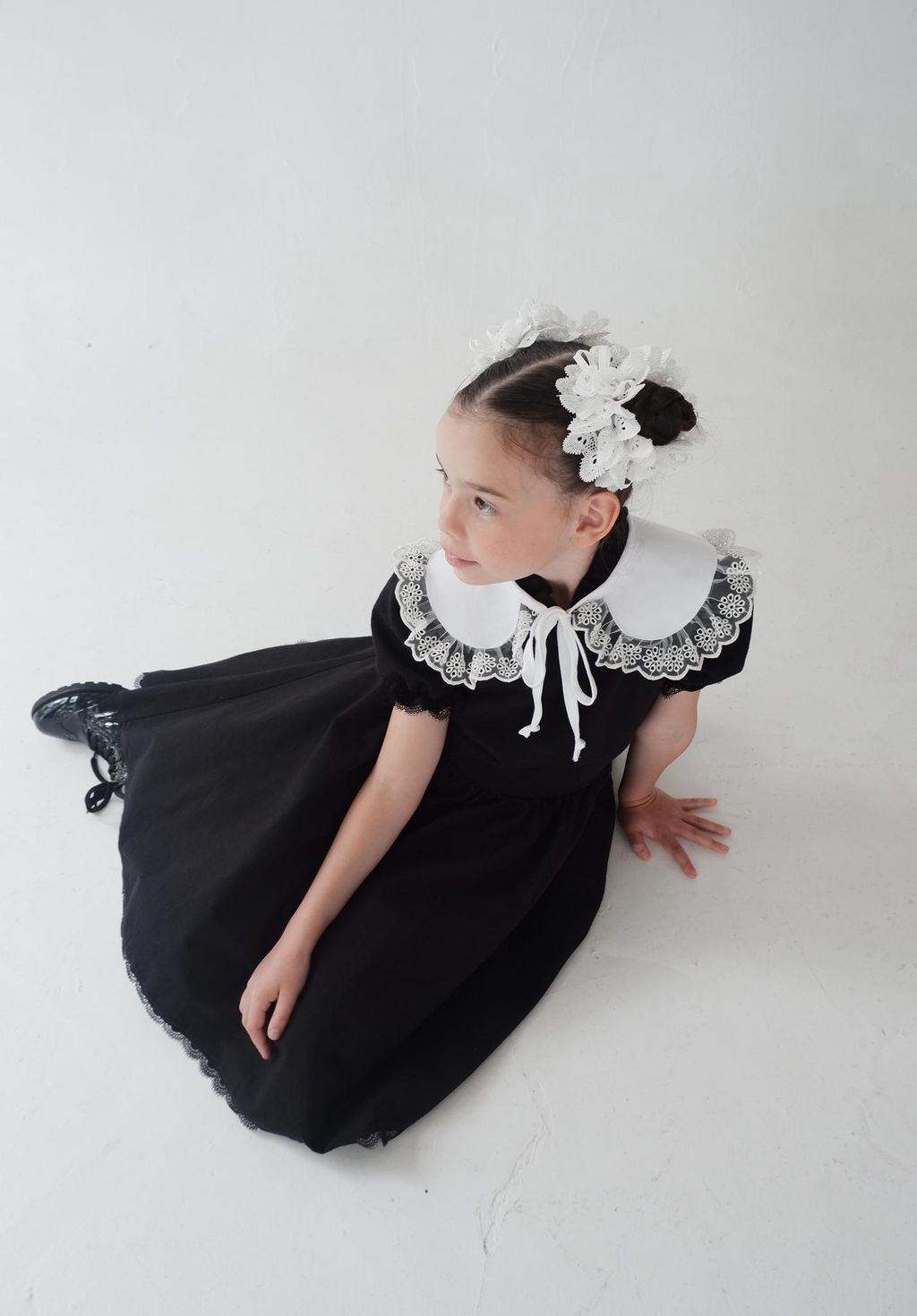 Л23-24 платье для девочки ВЕНДИ черный - Etoelf фото 2