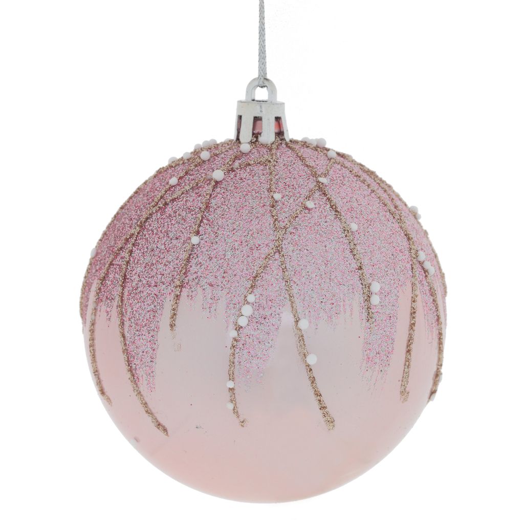 Набор из 12шт Украшение новогоднее "Шар", D 8 см, L35 W27 H9 см