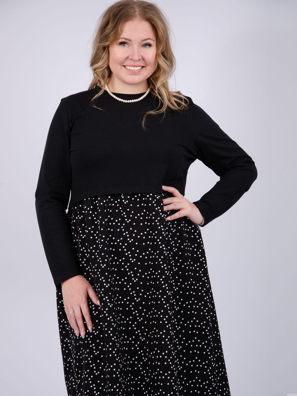 Платье "Жаклин 2", кулирка/барби (М)