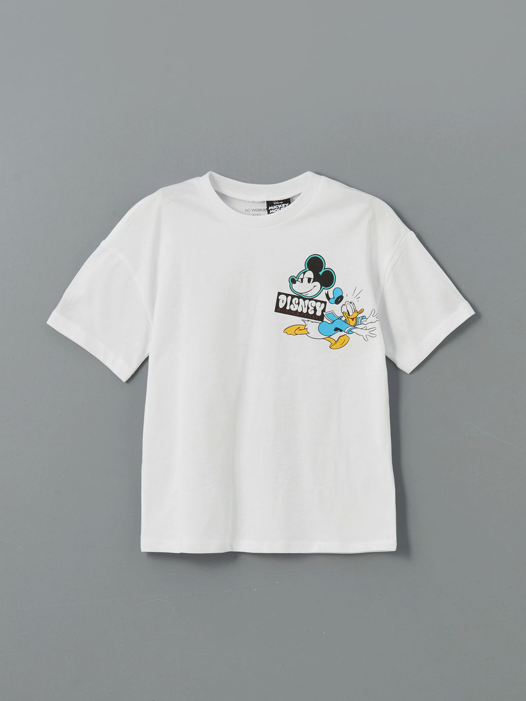 Mickey Mouse Bask?l? Erkek ?ocuk Ti??rt