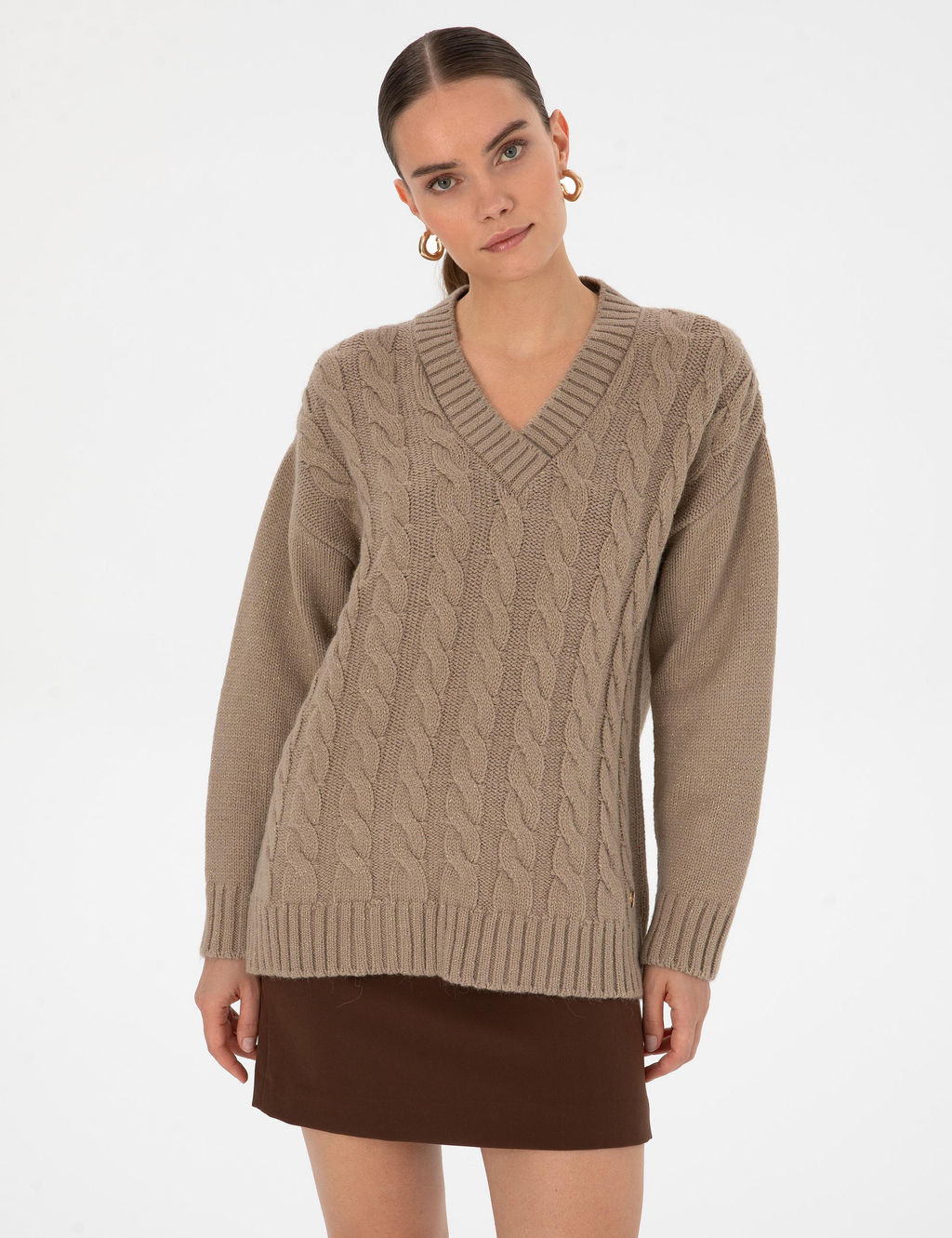 Vizon Comfort Fit V Yaka Kazak