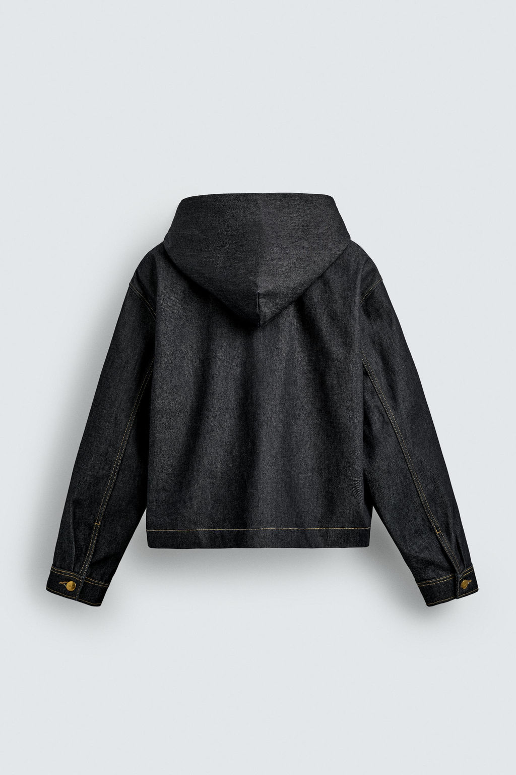 HOODED DENIM JACKET - Zara фото 4
