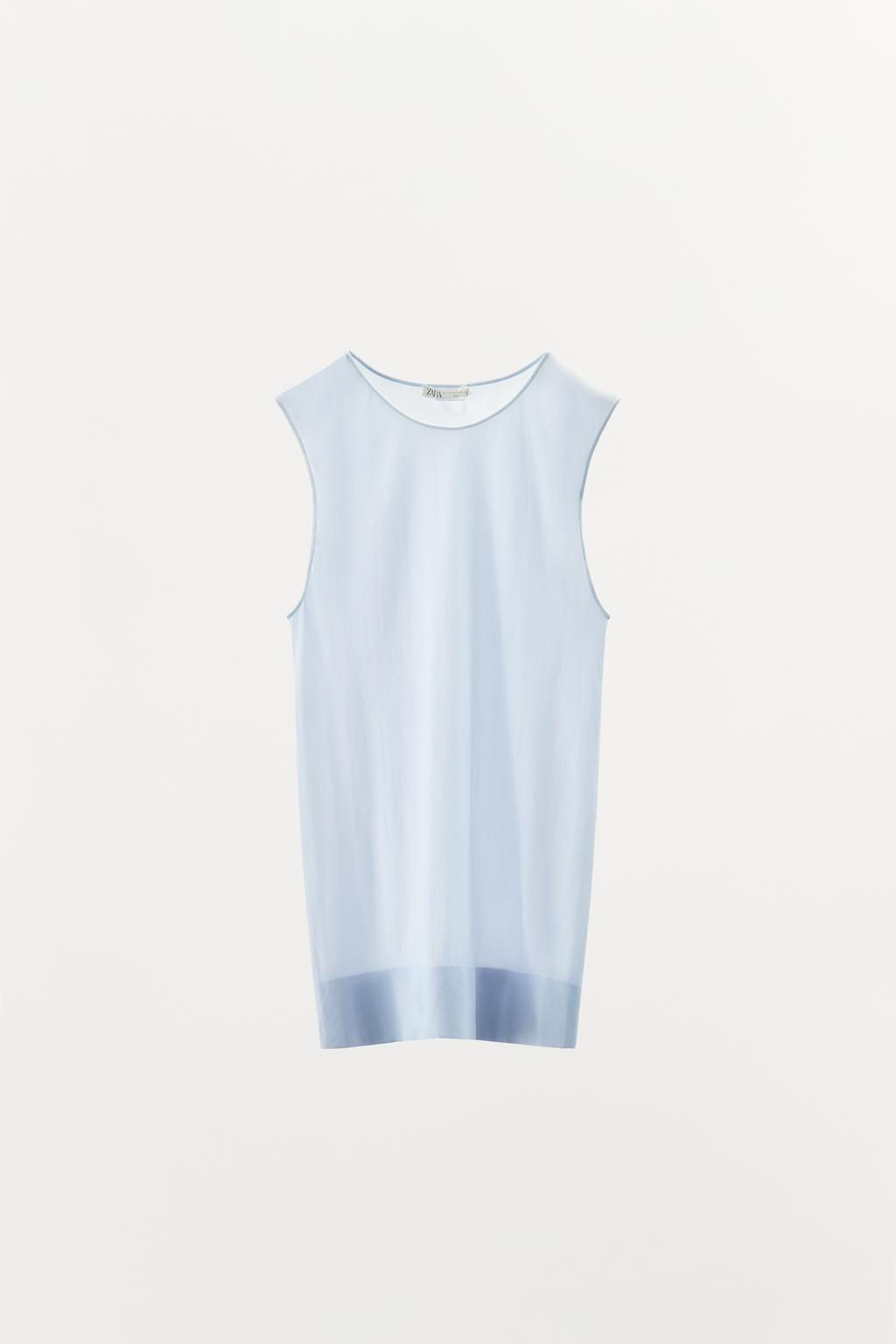 TOP WITH POLYAMIDE - Zara фото 11