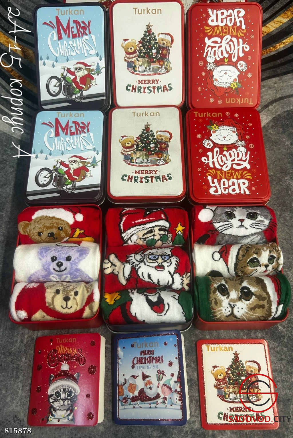 Женские новогодние носки 3 пары - Bruno фото 2