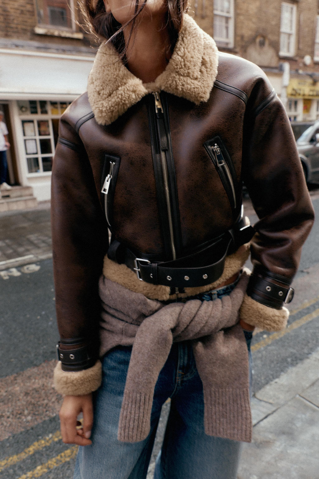 DOUBLE-FACED SHORT JACKET - Zara фото 2