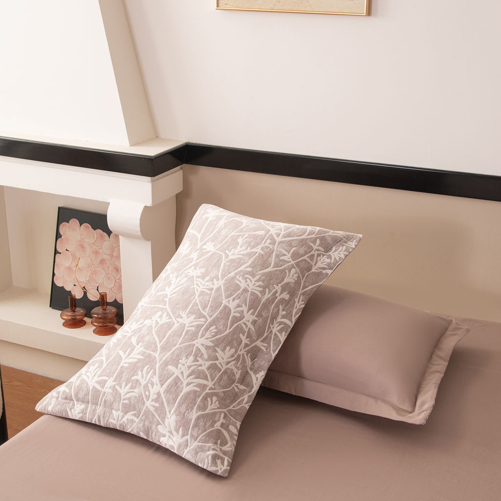 Комплект постельного белья на резинке Сатин Aurora Veil с Покрывалом AVR007 180*200*25;160*200*25;140*200*25 Евро - Ситрейд фото 7