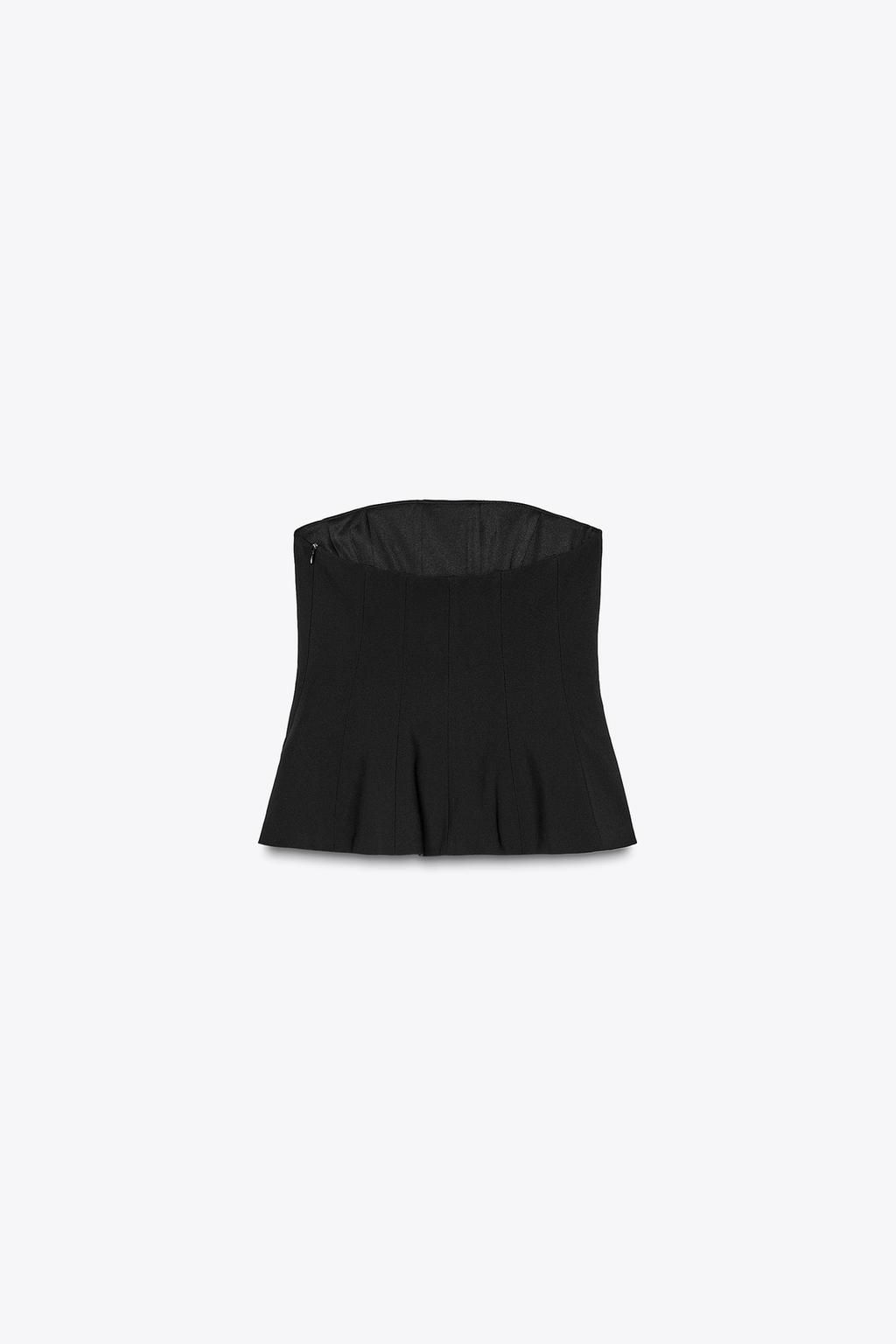 PEPLUM BANDEAU TOP - Zara фото 17