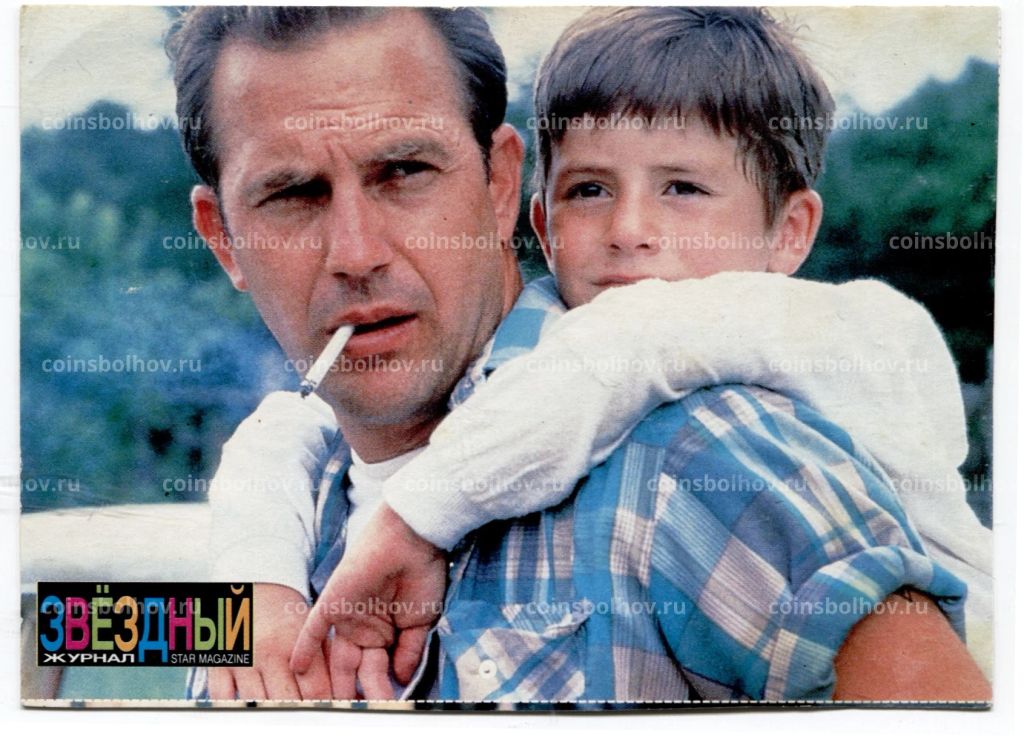 Открытка Кевин Костнер