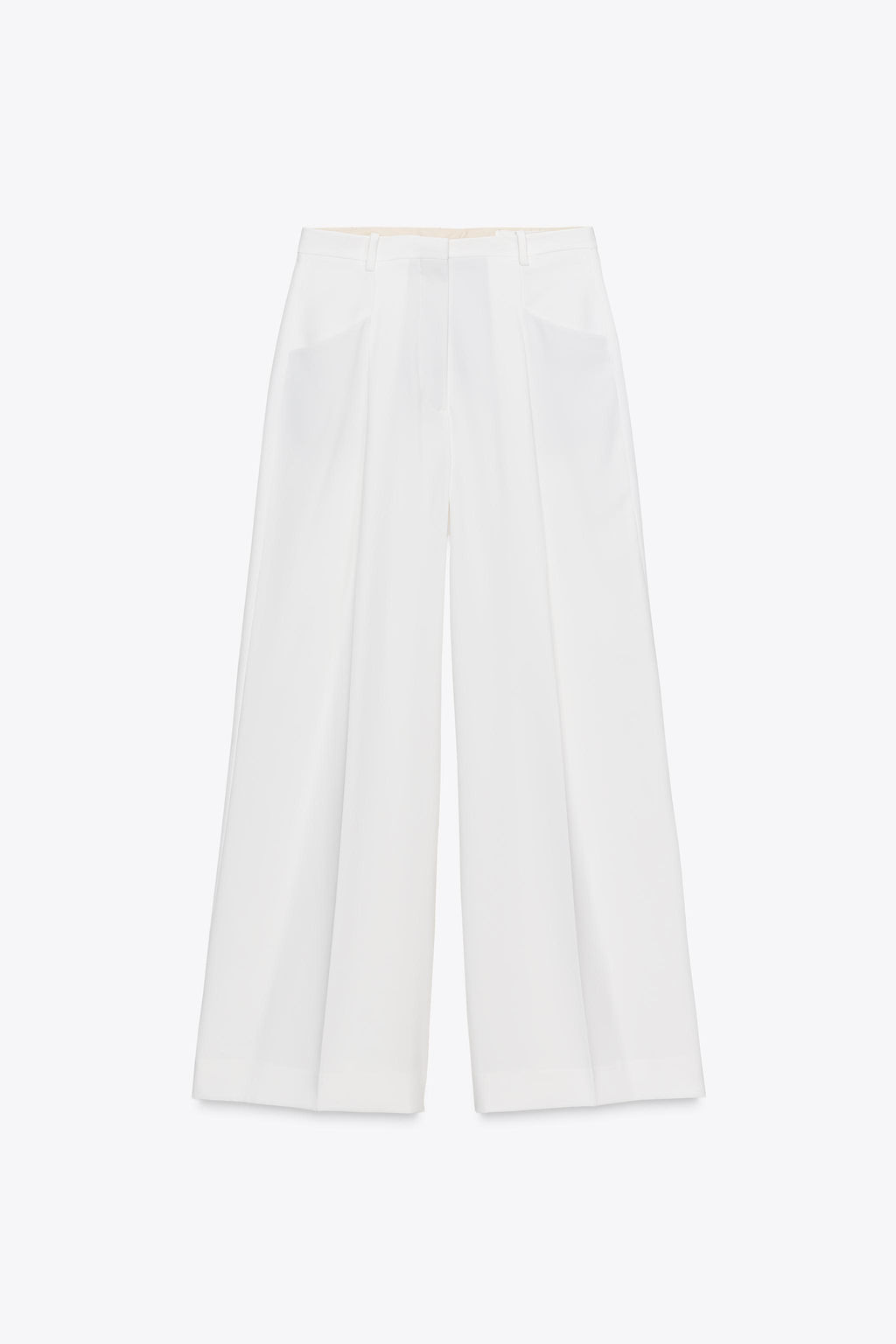 ZW COLLECTION WIDE-LEG DARTED TROUSERS - Zara фото 5